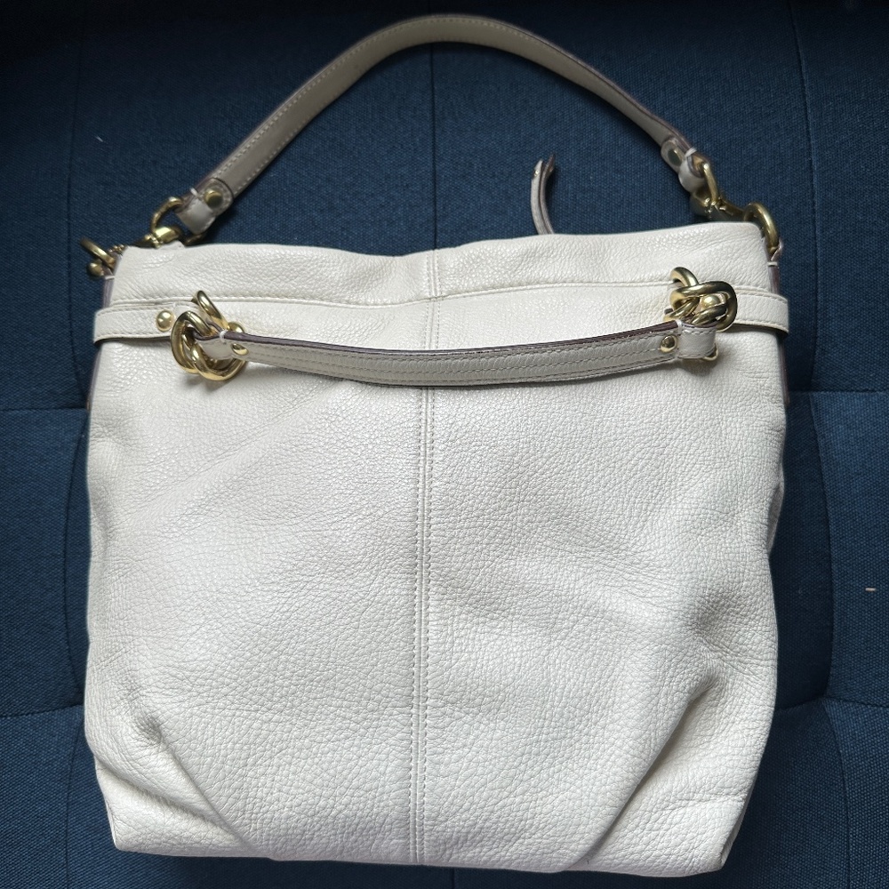 Coach Ivory Leather Purse